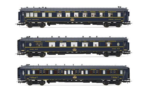 Jouef HJ4163 CIWL 3 Wagen Train Bleu Set 2 W+Ws+Lx Ep. III